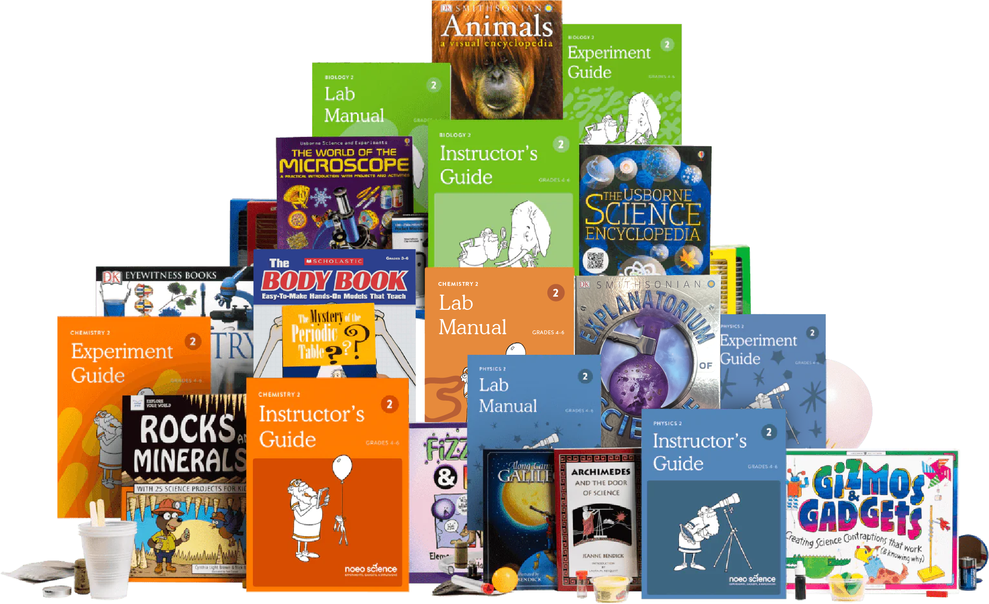 Noeo Science - Explorer Bundle: Biology, Chemistry, and Physics; Grades 4-6